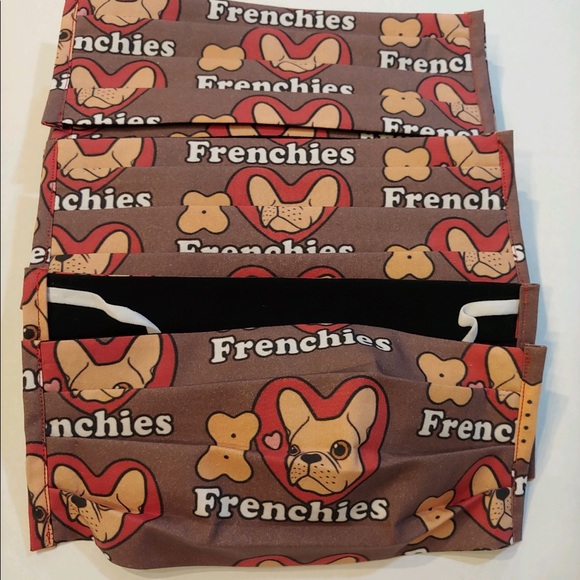 Frenchie lovers & owners! Adorable cotton masks - Picture 2 of 3